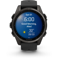 Garmin pulsómetros con gps fenix 8 43mm,AMOLED,Saph,CrbnGry Ti/Blk, 11