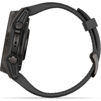 Garmin pulsómetros con gps fenix 8 43mm,AMOLED,Saph,CrbnGry Ti/Blk,Blk/PebblGryBnd 16