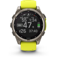 Garmin pulsómetros con gps fenix 8 47mm, Saph Solar, Bare Ti/Graphi 07