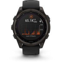 Garmin pulsómetros con gps fenix 8 47mm, Saph Solar, CrbnGry Ti/Blk 04