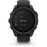 Garmin pulsómetros con gps fenix 8 47mm, Saph Solar, CrbnGry Ti/Blk 05