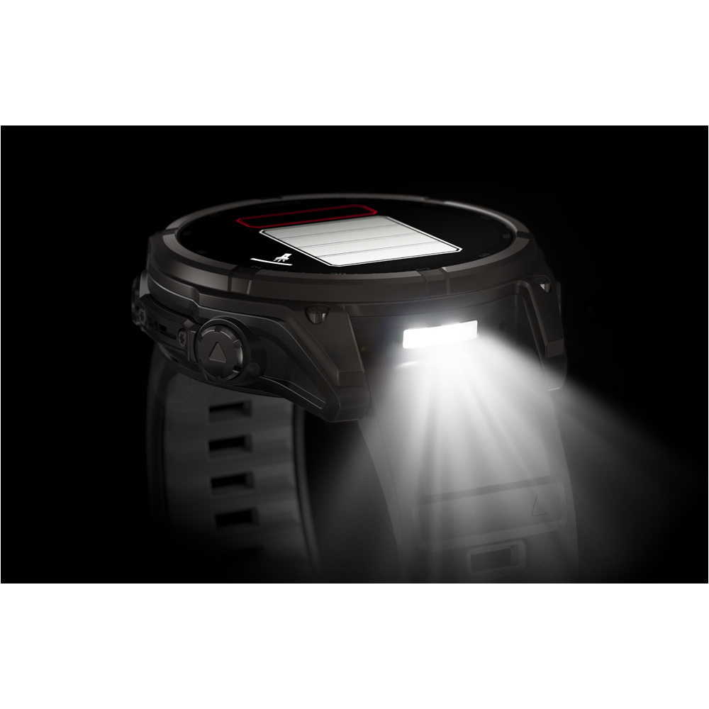 Garmin pulsómetros con gps fenix 8 47mm, Saph Solar, CrbnGry Ti/Blk 14