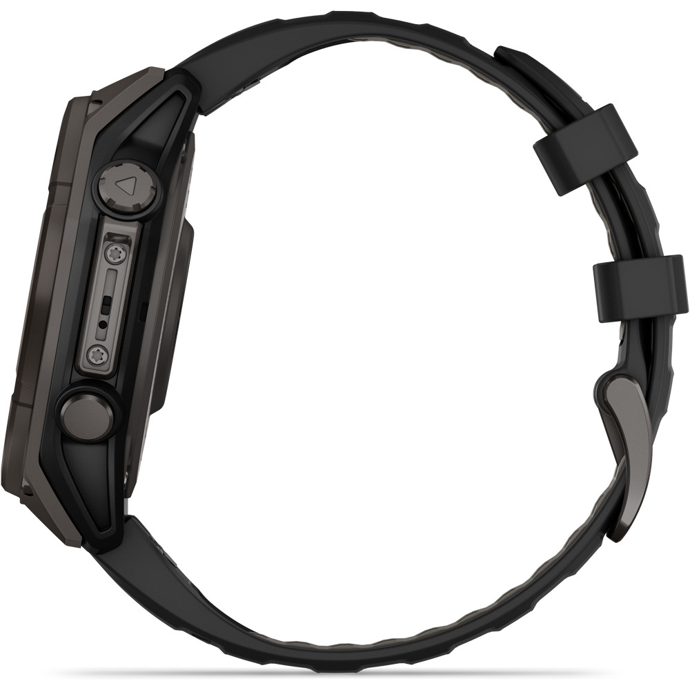 Garmin pulsómetros con gps fenix 8 47mm, Saph Solar, CrbnGry Ti/Blk 16