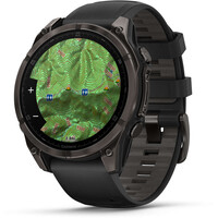 Garmin pulsómetros con gps fenix 8 47mm,AMOLED,Saph,CrbnGryTi/Blk,B 02