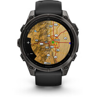 Garmin pulsómetros con gps fenix 8 47mm,AMOLED,Saph,CrbnGryTi/Blk,B 05