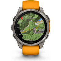 Garmin pulsómetros con gps fenix 8 47mm,AMOLED,Saph,Ti/Bare/Grpht,SparkOrg/GrphtBd 03