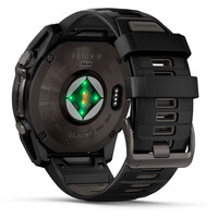 Garmin pulsómetros con gps fenix 8 51mm, Saph Solar, CrbnGry Ti/Blk 01