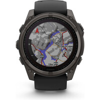 Garmin pulsómetros con gps fenix 8 51mm, Saph Solar, CrbnGry Ti/Blk 03