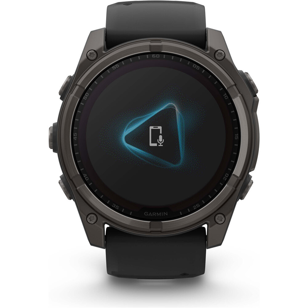 Garmin pulsómetros con gps fenix 8 51mm, Saph Solar, CrbnGry Ti/Blk 13