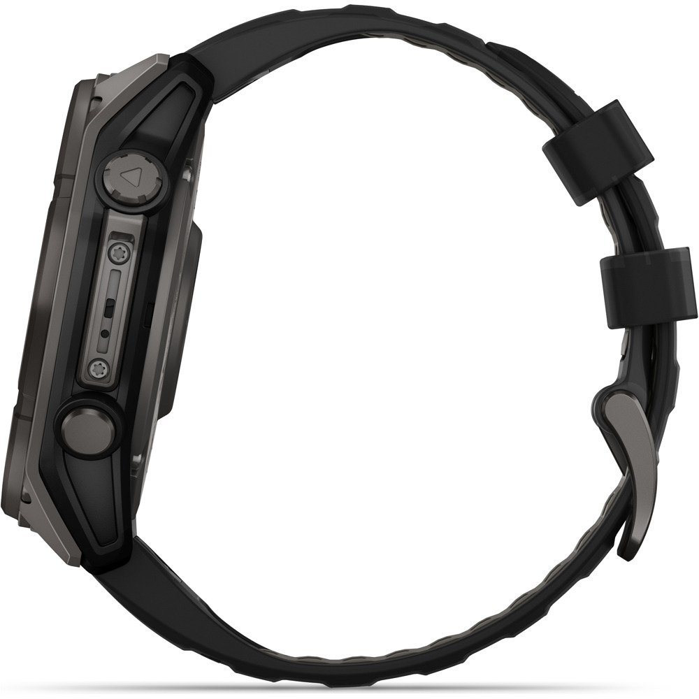 Garmin pulsómetros con gps fenix 8 51mm, Saph Solar, CrbnGry Ti/Blk 17