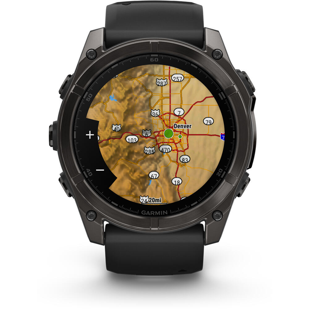 Garmin pulsómetros con gps fenix 8 51mm,AMOLED,Sapphire, Carbon Gra 04