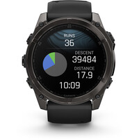 Garmin pulsómetros con gps fenix 8 51mm,AMOLED,Sapphire, Carbon Gra 09