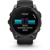 Garmin pulsómetros con gps fenix 8 51mm,AMOLED,Sapphire, Carbon Gra 11