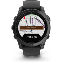 Garmin pulsómetros con gps fenix E,47mm,Slate Gray Steel/Black 03