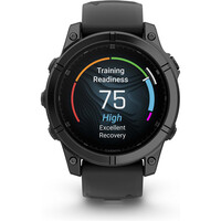 Garmin pulsómetros con gps fenix E,47mm,Slate Gray Steel/Black 07