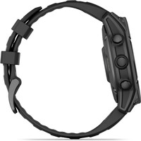 Garmin pulsómetros con gps fenix E,47mm,Slate Gray Steel/Black 14