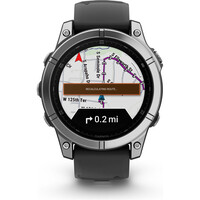 Garmin pulsómetros con gps fenix E,47mm,Stainless Steel/Graphite 03