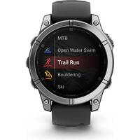 Garmin pulsómetros con gps fenix E,47mm,Stainless Steel/Graphite 04