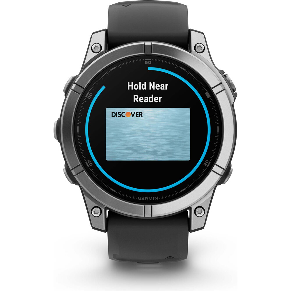 Garmin pulsómetros con gps fenix E,47mm,Stainless Steel/Graphite 12