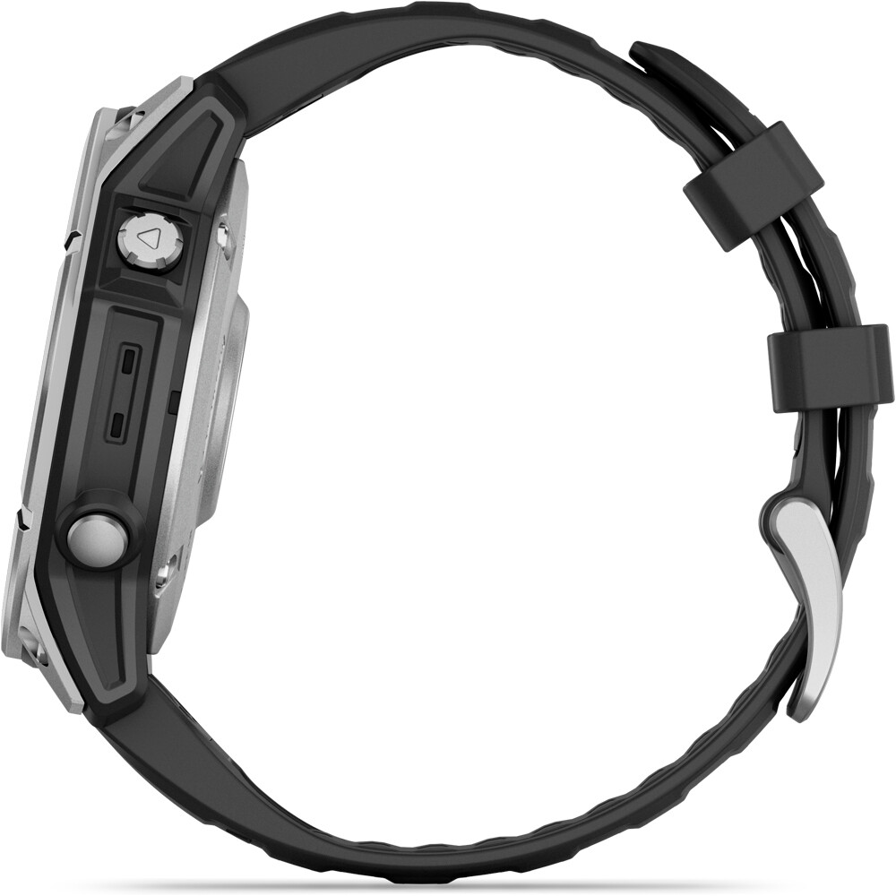 Garmin pulsómetros con gps fenix E,47mm,Stainless Steel/Graphite 13