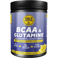 Gold Nutrition Aminoacidos BCAAS POWDER LEMON - 300 G GOLDNUTRITION vista frontal