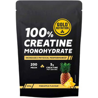 Gold Nutrition Creatinas CREATINE MONOHYDRATE PINEAPPLE vista frontal