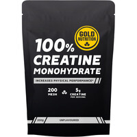 Gold Nutrition Creatinas CREATINE MONOHYDRATE UNFLAVOURED - 200 G vista frontal