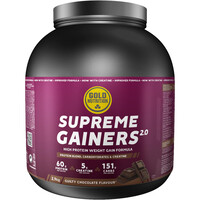 Gold Nutrition proteínas SUPREME GAINERS 2.0 CHOCOLATE -   2.9 KG vista frontal