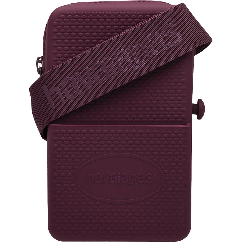 Havaianas billeteras portadocumentos HAV. STREET BAG PURPLE SOIL 998 vista frontal