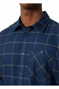 Helly Hansen camisa montaña manga larga hombre AKER FLANNEL LS SHIRT vista detalle