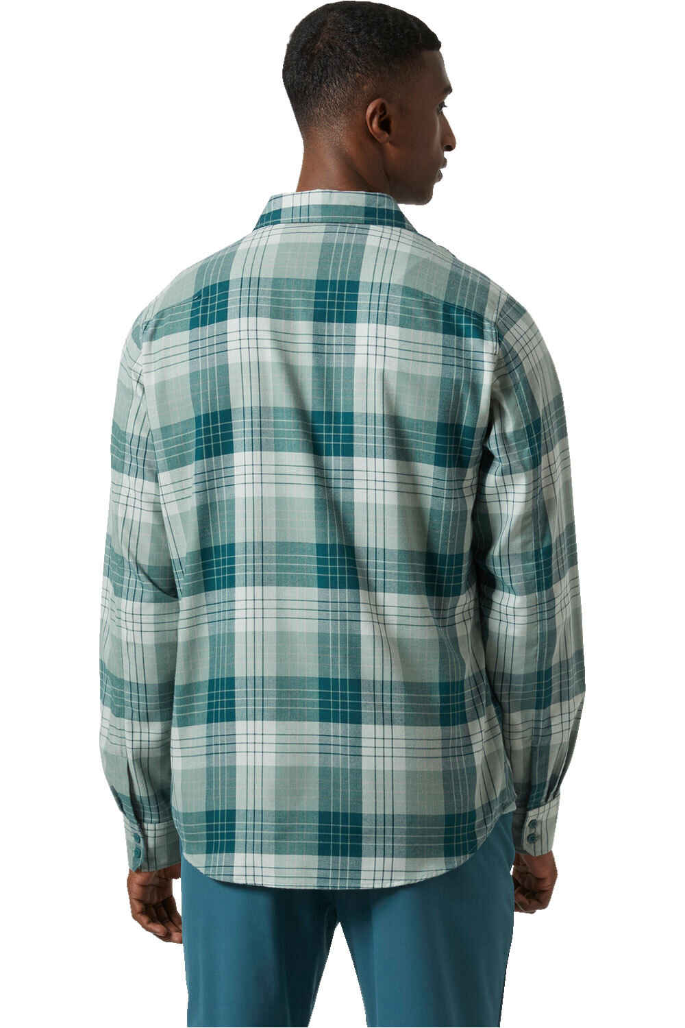 Helly Hansen camisa montaña manga larga hombre AKER FLANNEL LS SHIRT vista trasera