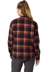 Helly Hansen camisa montaña manga larga mujer W LOKKA FLANNEL LS SHT vista trasera