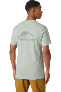 Helly Hansen camiseta montaña manga corta hombre NORD GRAPHIC T-SHIRT vista trasera