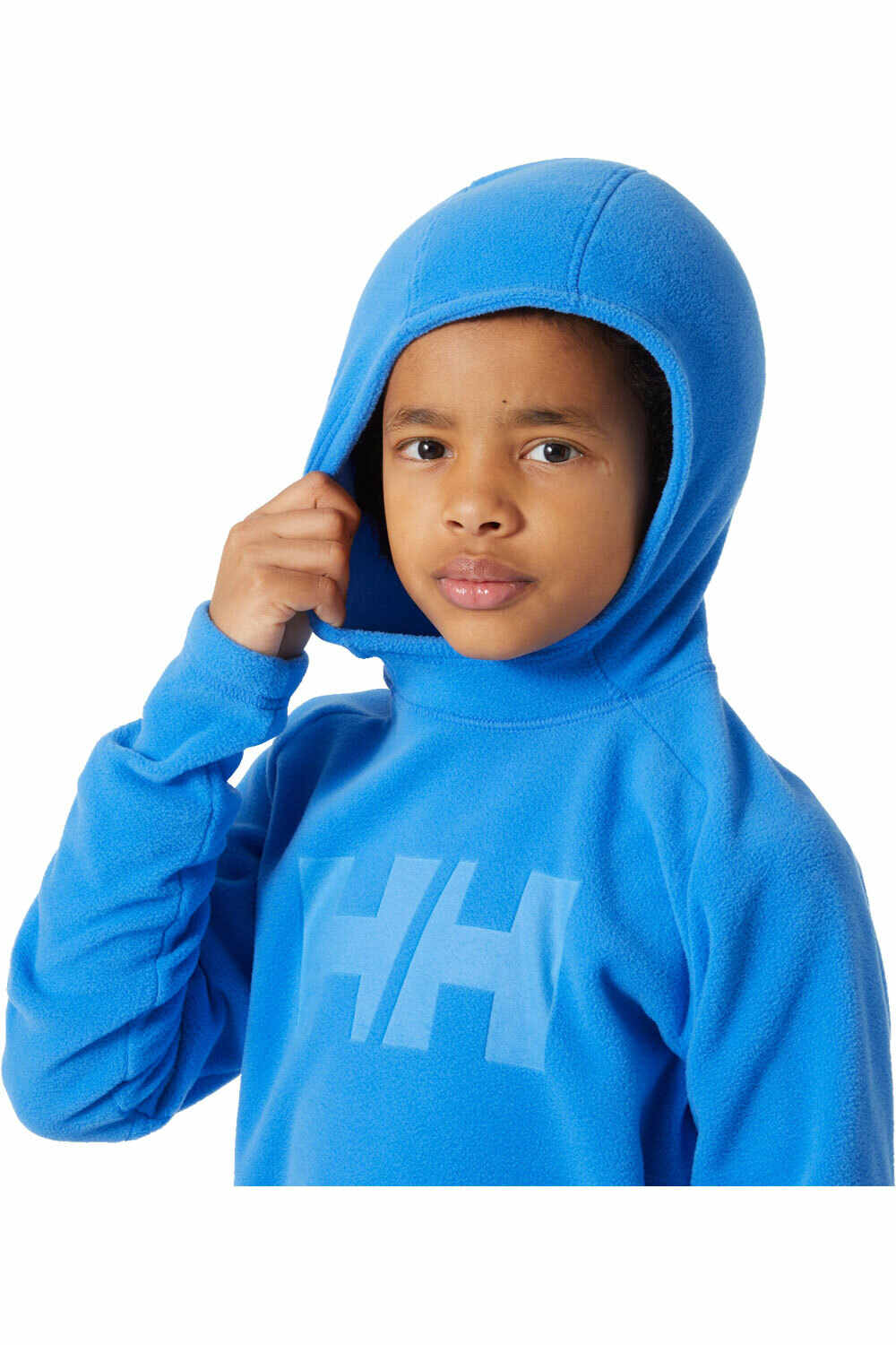 Helly Hansen camiseta montaña manga larga niño JR DAYBREAKER HOODIE vista detalle