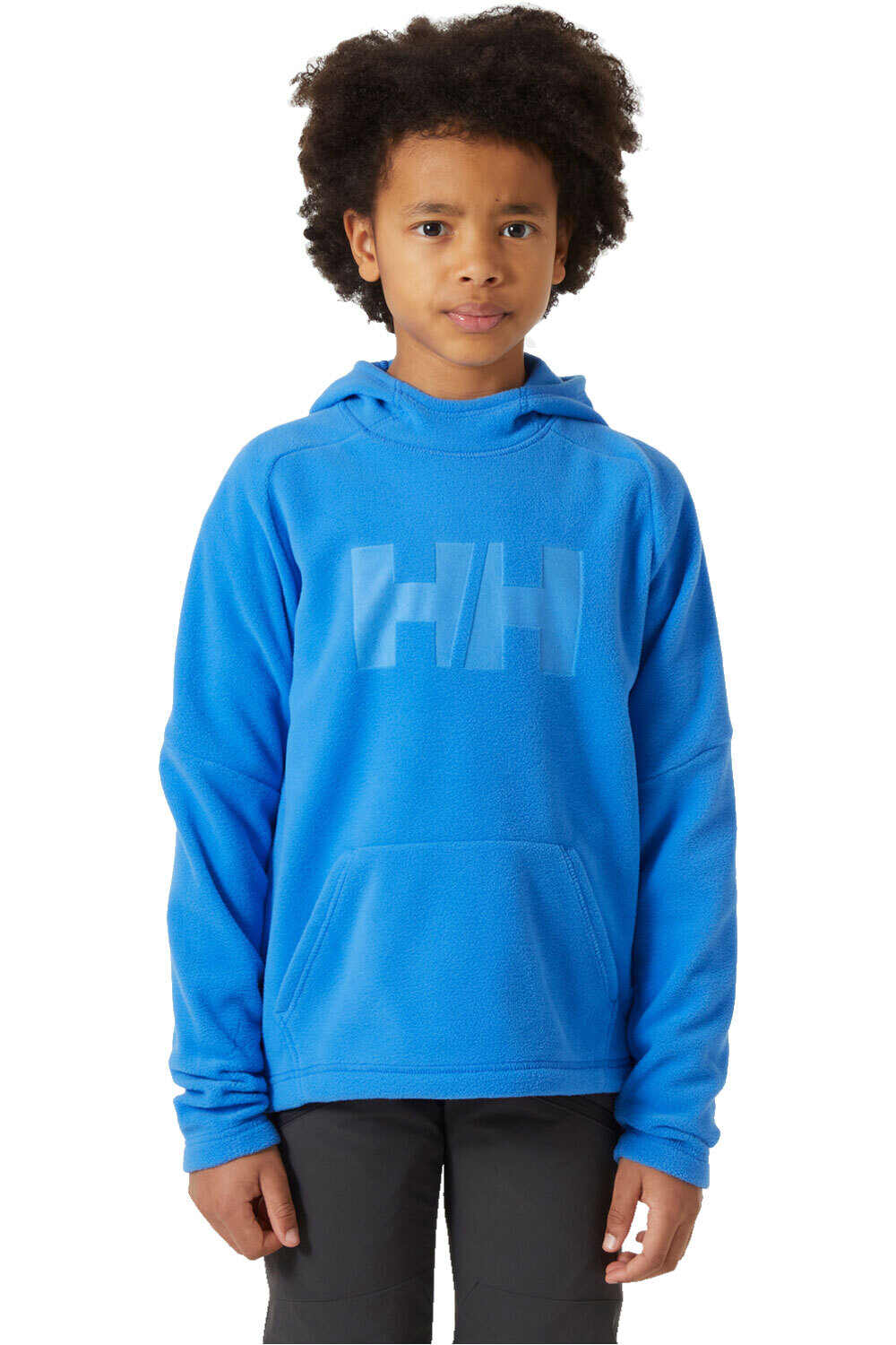 Helly Hansen camiseta montaña manga larga niño JR DAYBREAKER HOODIE vista frontal