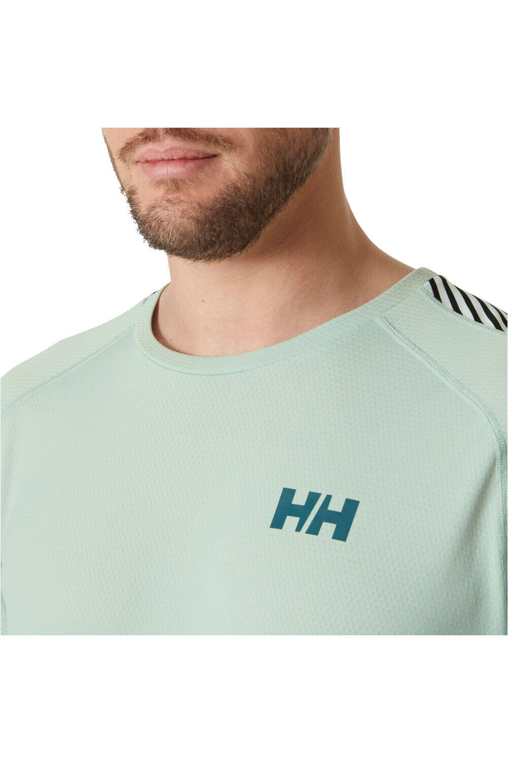 Helly Hansen camiseta térmica manga larga hombre LIFA ACTIVE STRIPE CREW vista detalle