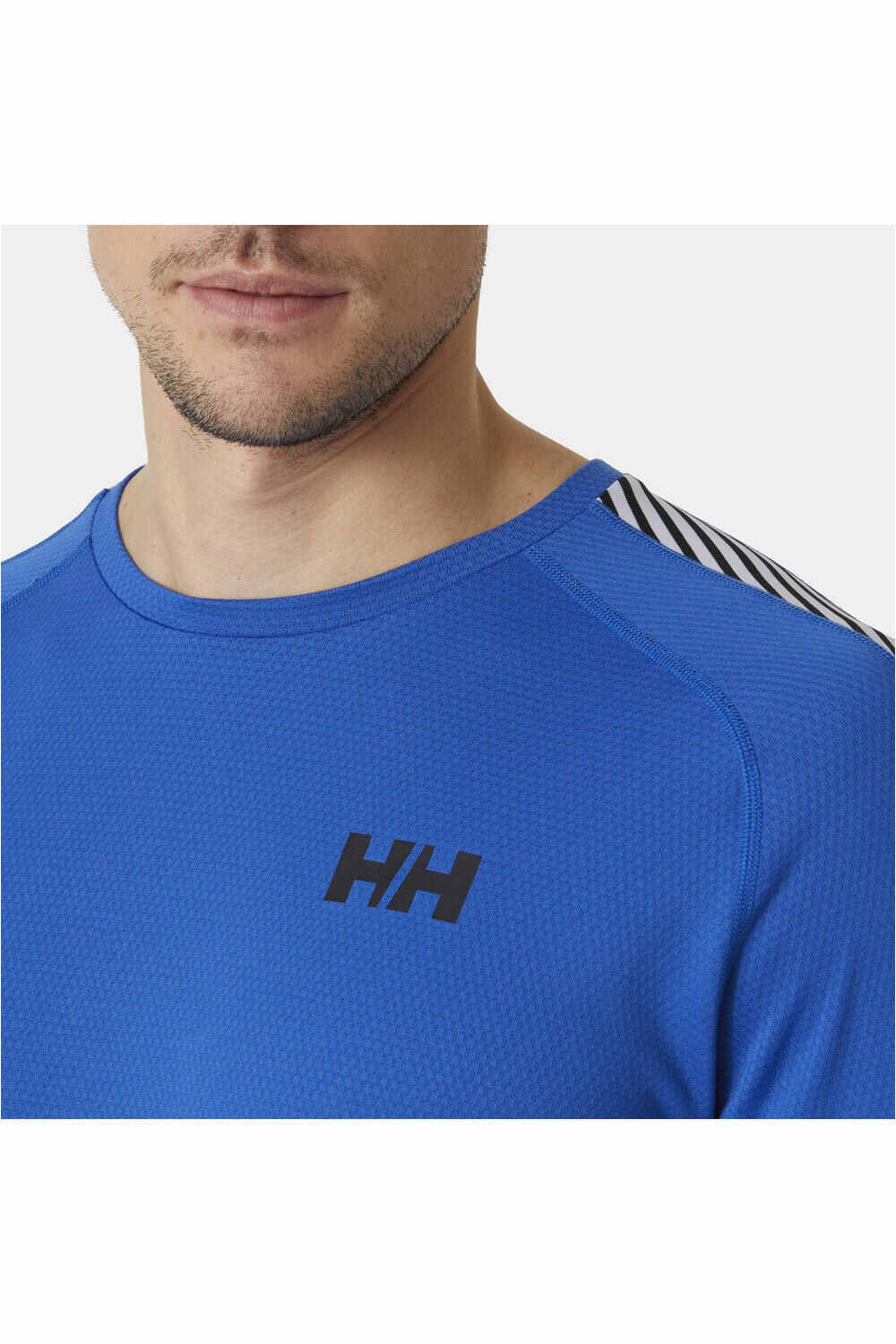 Helly Hansen camiseta térmica manga larga hombre LIFA ACTIVE STRIPE CREW vista detalle