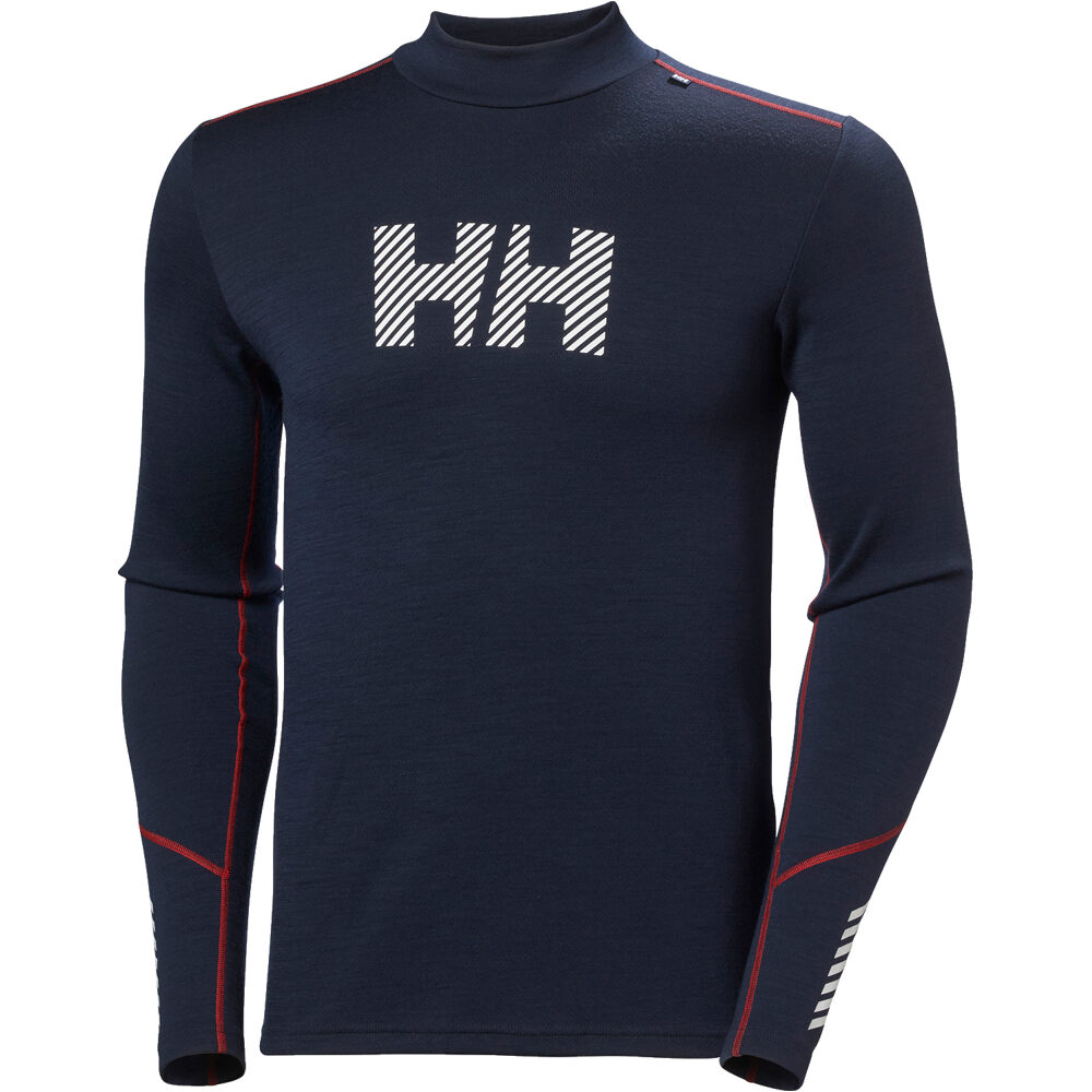 Helly Hansen camiseta térmica manga larga hombre LIFA MERINO MIDW LOGO 06