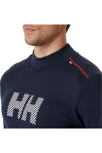 Helly Hansen camiseta térmica manga larga hombre LIFA MERINO MIDW LOGO vista detalle