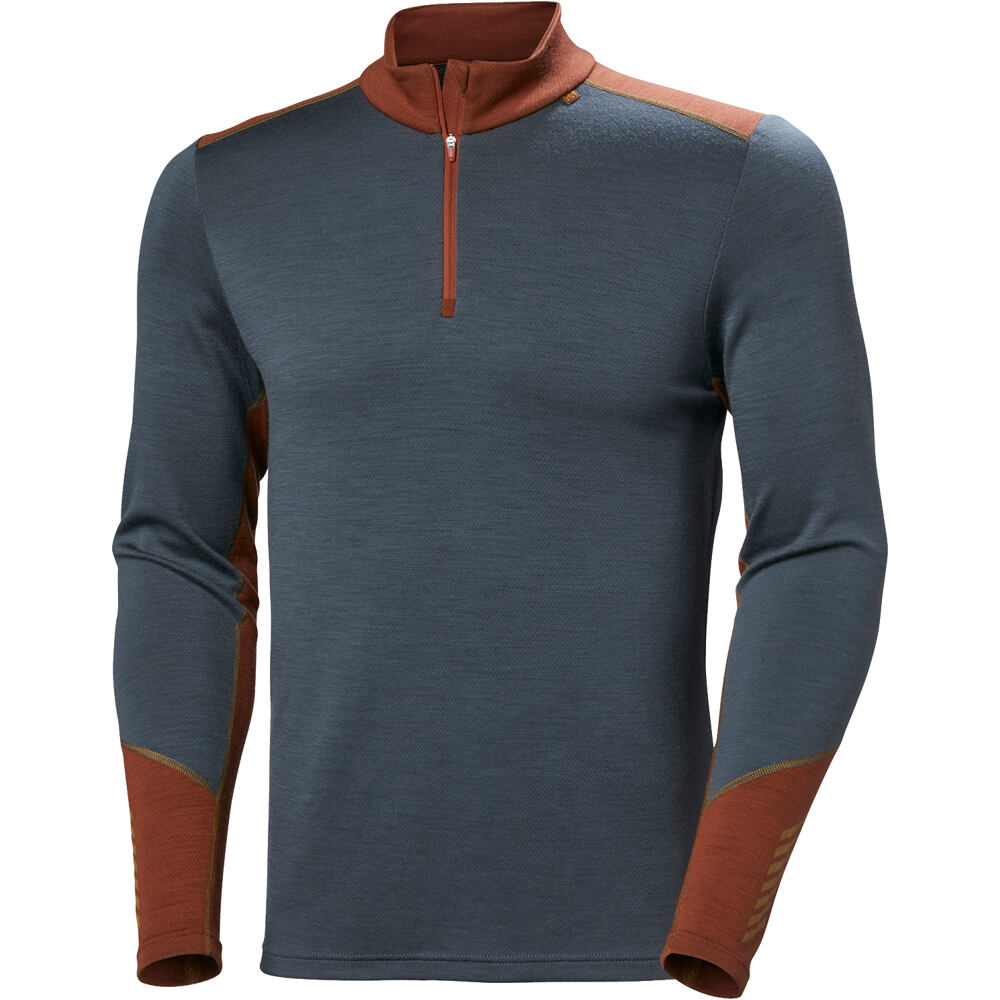 Helly Hansen camiseta térmica manga larga hombre LIFA MERINO MIDWEIGHT 1/2 ZIP 04