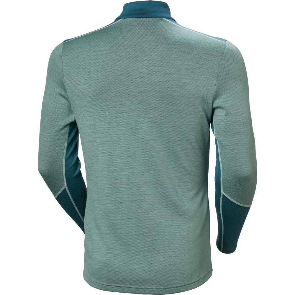 Helly Hansen camiseta térmica manga larga hombre LIFA MERINO MIDWEIGHT 1/2 ZIP 04