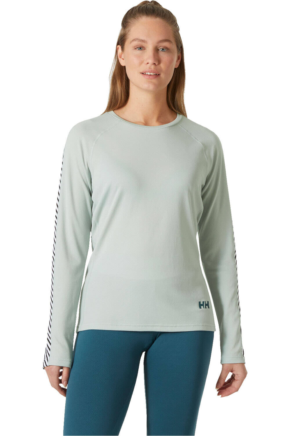 Helly Hansen camiseta térmica manga larga mujer W LIFA ACTIVE STRIPE CREW vista frontal