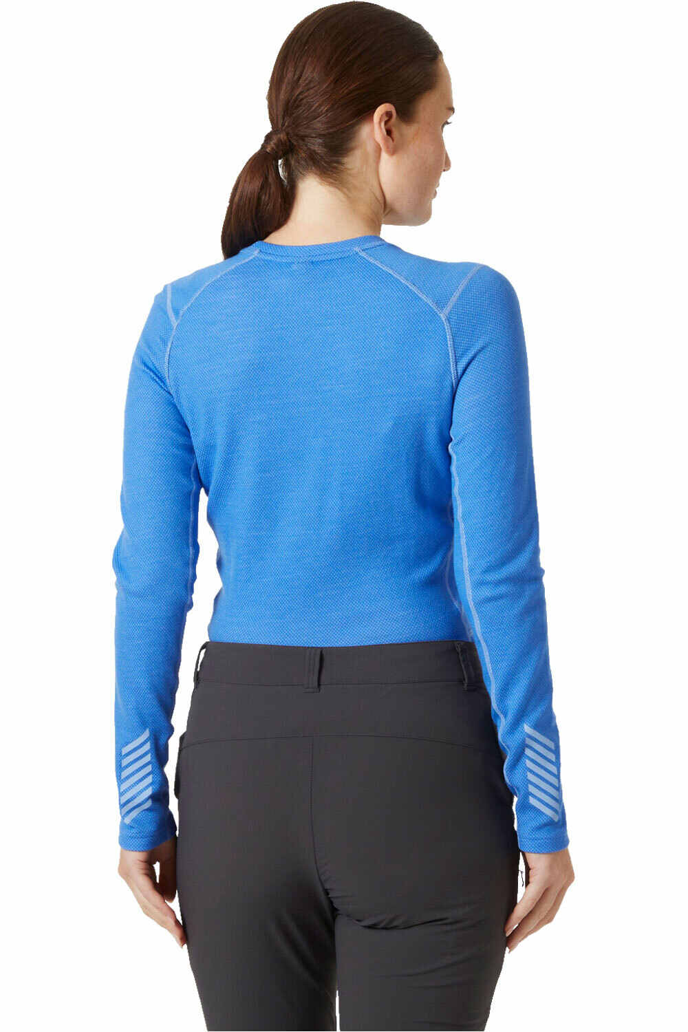 Helly Hansen camiseta térmica manga larga mujer W LIFA MERINO MIDW GRA CREW vista trasera