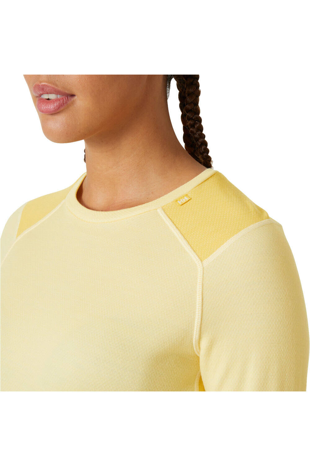 Helly Hansen camiseta térmica manga larga mujer W LIFA MERINO MIDWEIGHT CREW vista detalle