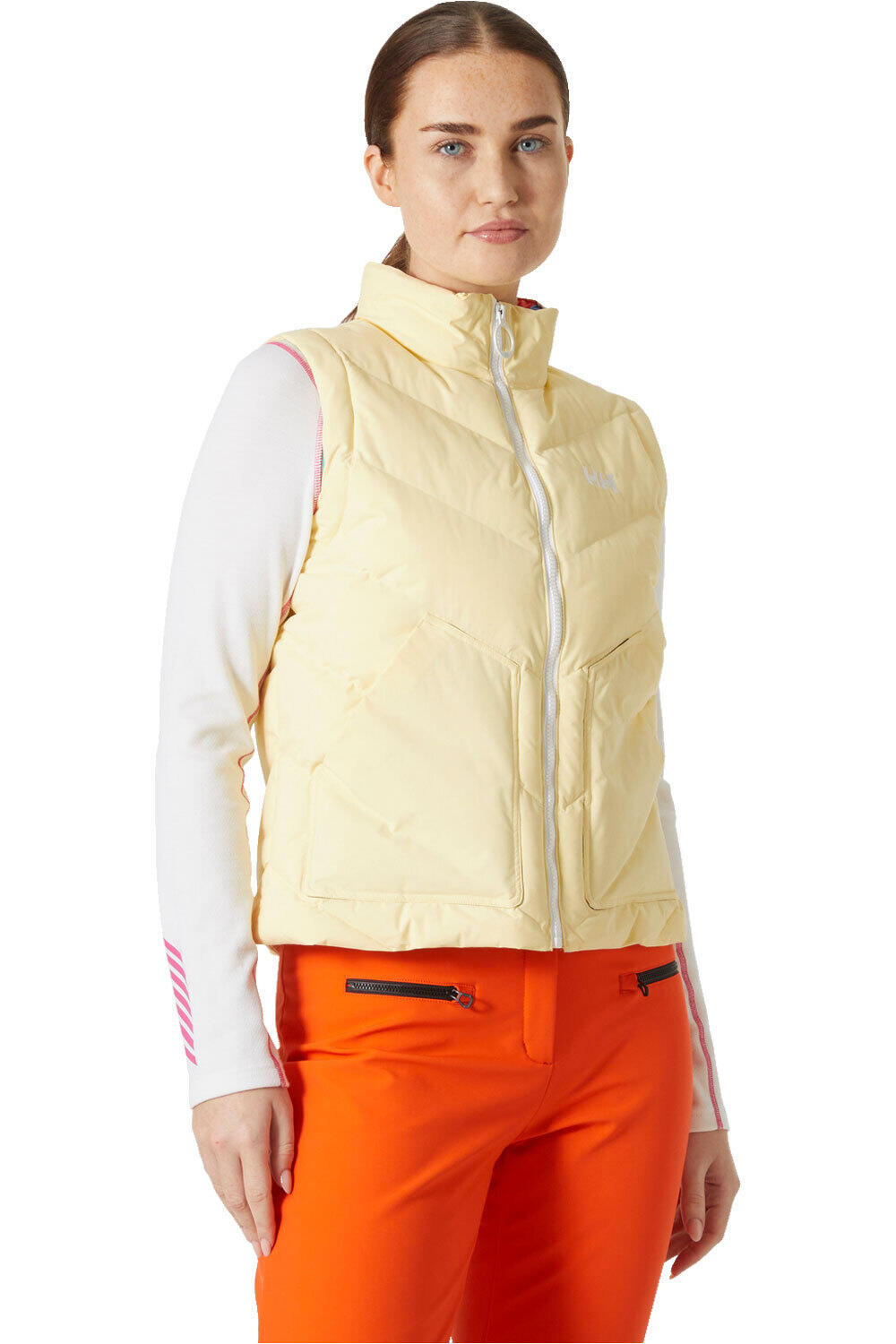 Helly Hansen chaleco outdoor mujer W APRES INSULATED VEST vista frontal