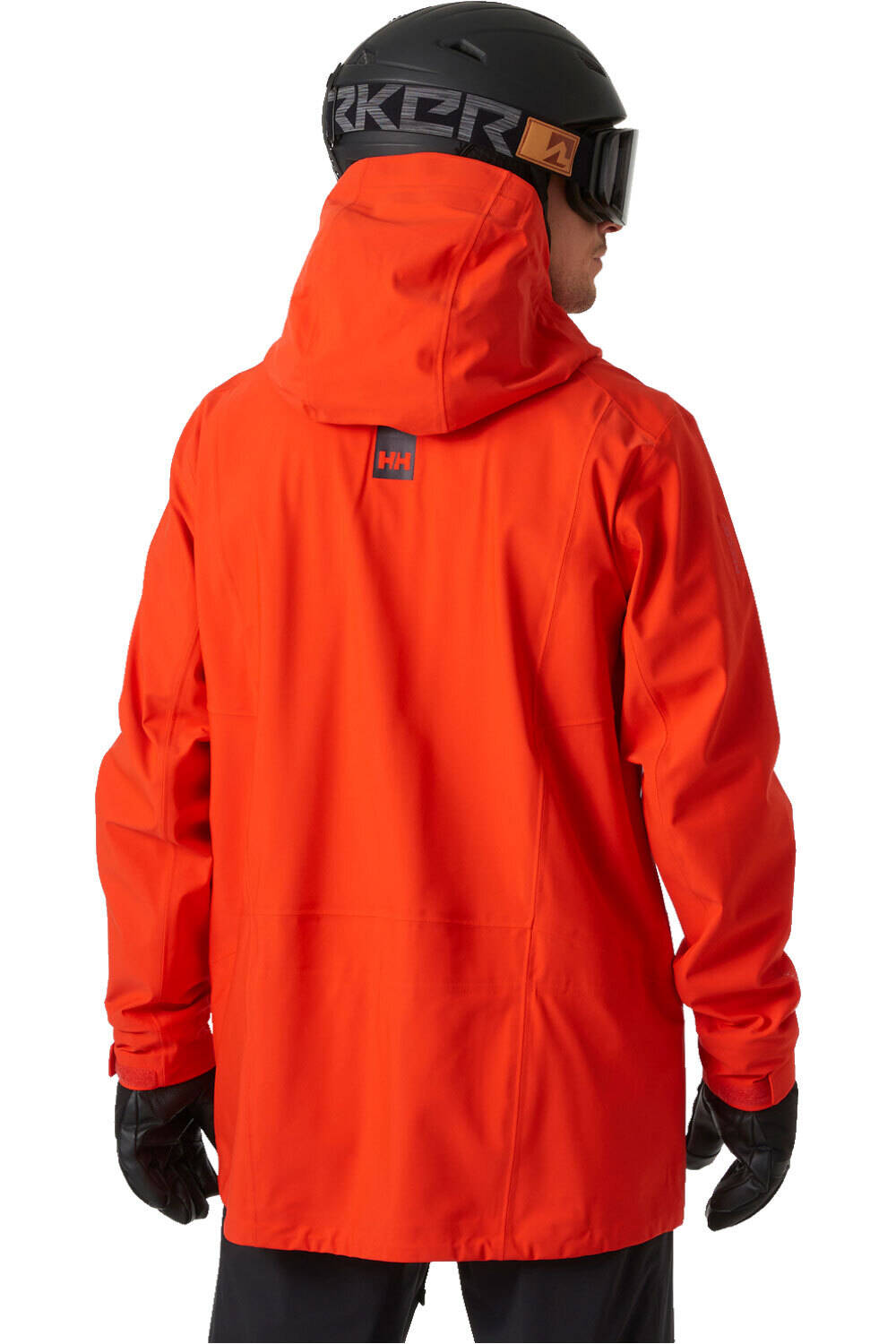 Helly Hansen chaqueta esquí hombre ALPHA 3L LONG SHELL vista trasera