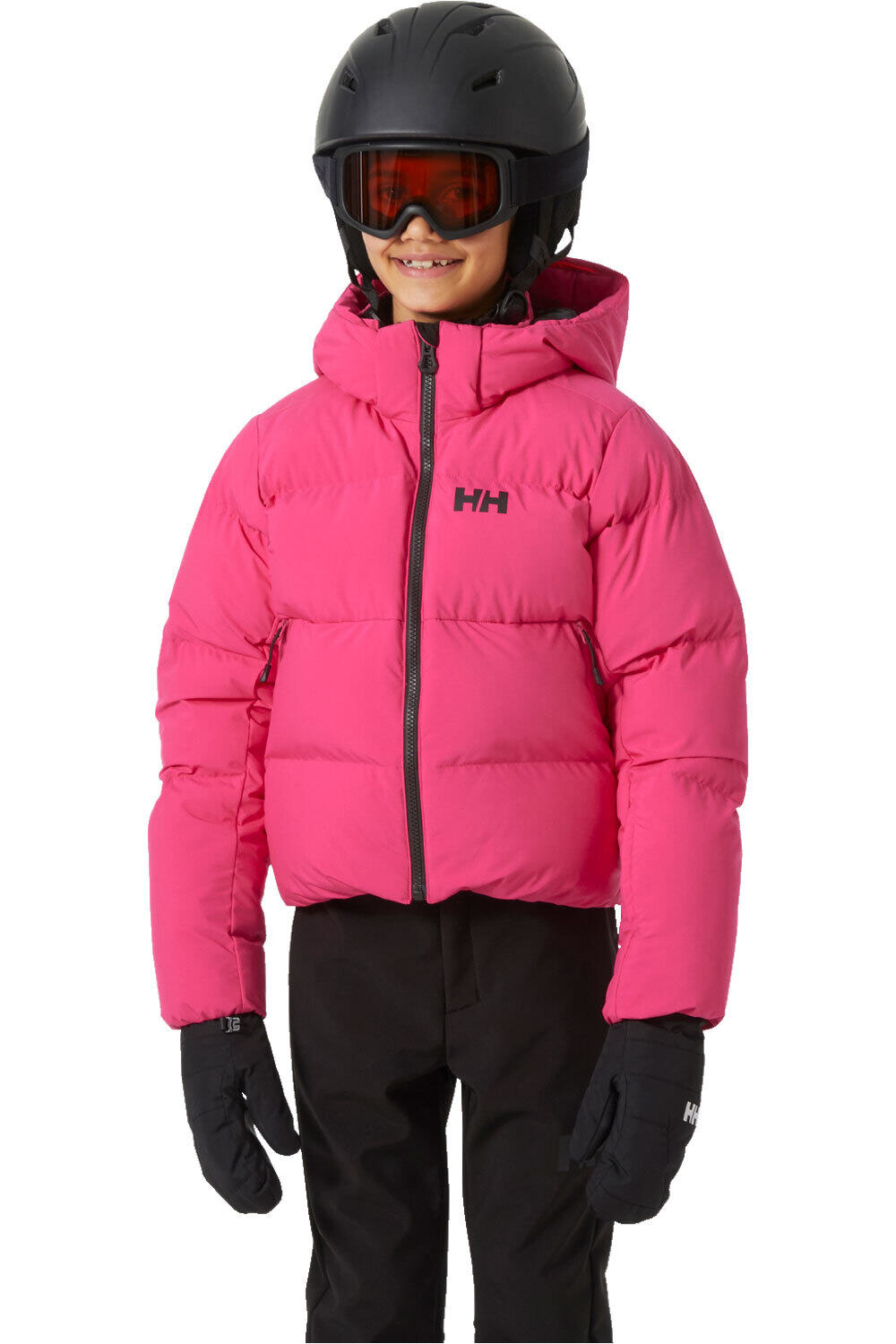 Helly Hansen chaqueta esquí infantil JR NORA SHORT PUFFY JACKET vista frontal