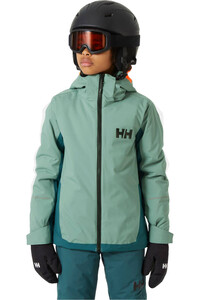 Helly Hansen chaqueta esquí infantil JR QUEST JACKET vista frontal