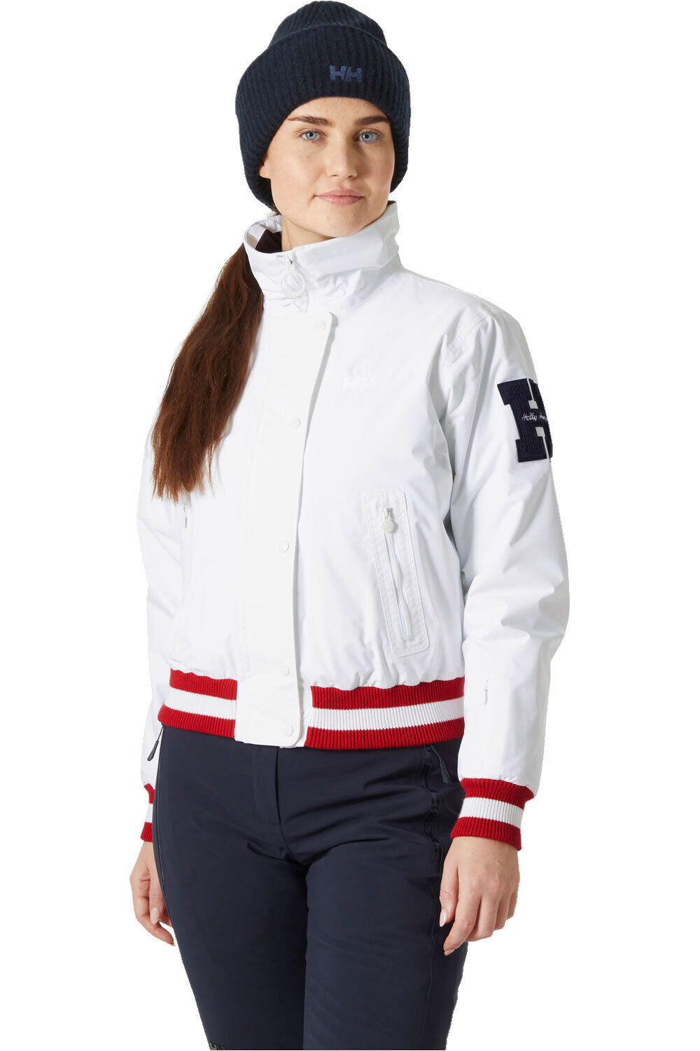 Helly Hansen chaqueta esquí mujer W APRES VARSITY JACKET vista frontal