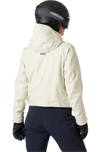 Helly Hansen chaqueta esquí mujer W KVITFJELL 3-IN-1 SHELL JKT vista trasera